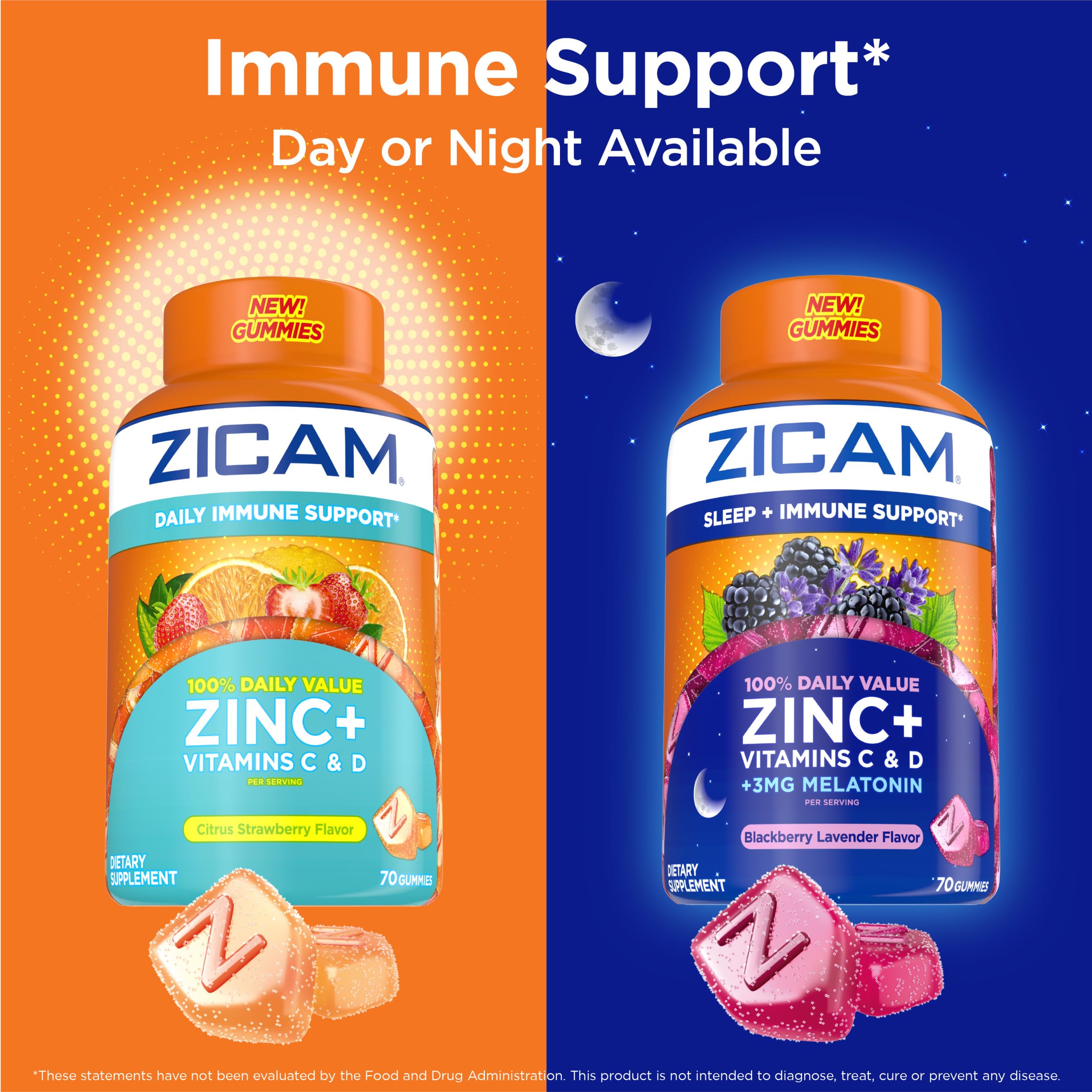Amazon.com: Zicam Daily Immune Support,Gummy Supplement,Zinc
